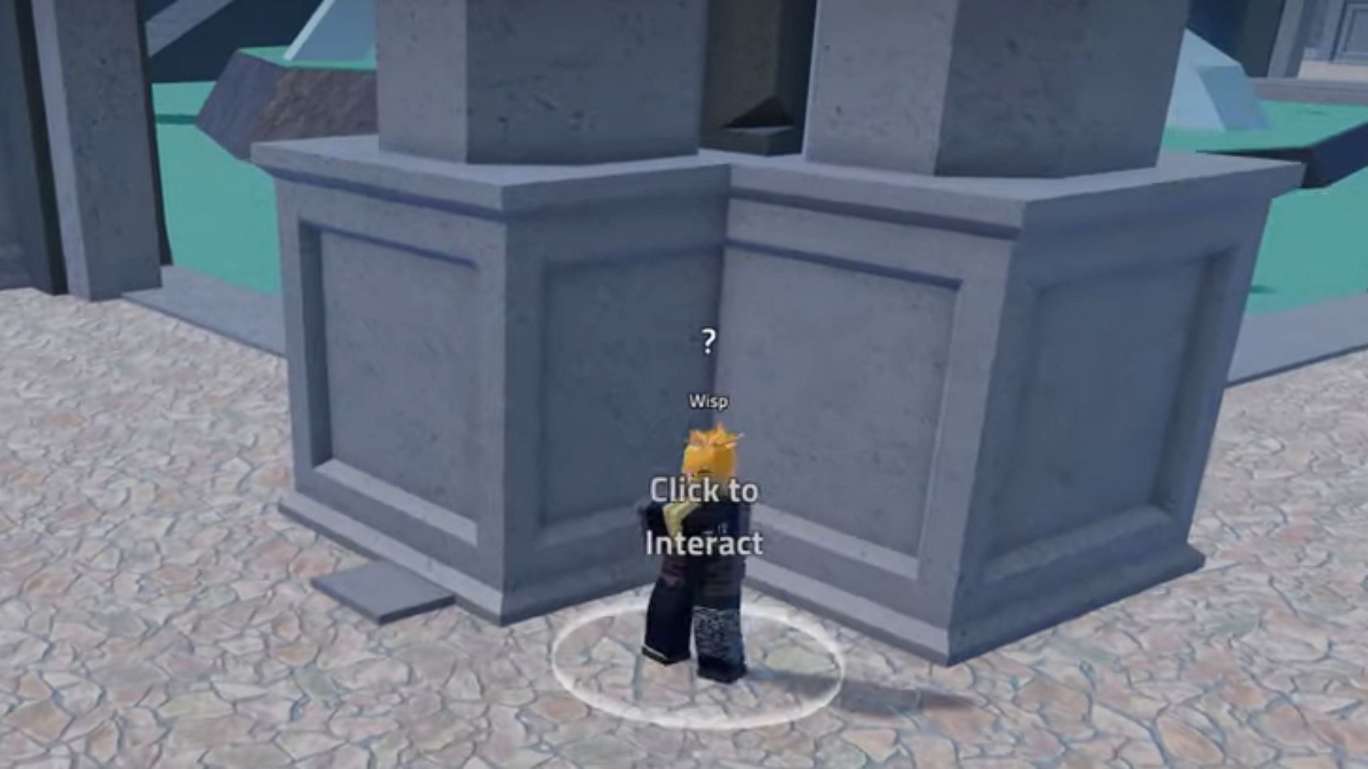 Wisp is an NPC that can be found in The Unearthly (Image via Roblox)